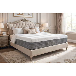Sunvega 5-Layer Hybrid Memory Foam and Coil Mattress with Gel Infusion and Edge Support