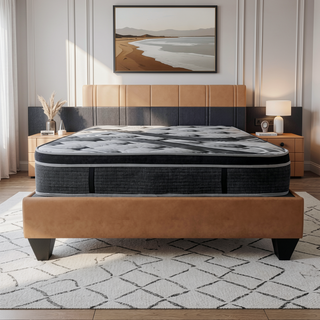 Sunvega Plush Euro Top Hybrid Pocket Coil Full Size Mattress in a Box