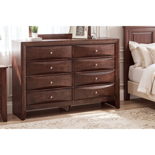 Sunvega Dark Brown Tufted Polyurethane Upholstered King Size Bed Frame