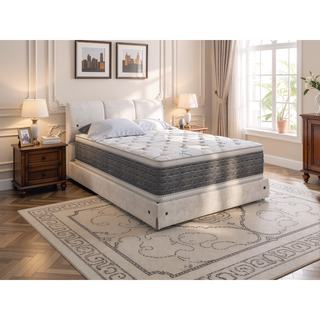 Sunvega 14.5" Thick Full Size DreamFlex Pillow Top Two Sided Mattress with CoolTouch Cover