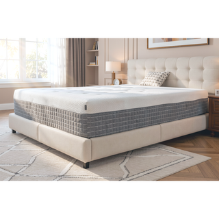Sunvega 12 Inch 5-Layer Hybrid Memory Foam and Coil Mattress with Anti-Skid Knit Cover