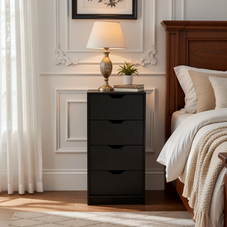 Sunvega Dillon 5 Narrow Drawer Dresser Tall Chest of Drawers with Pull-Out Mechanism