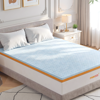 Sunvega 4 Inch Copper Gel Memory Foam Mattress Topper CertiPUR-US Certified