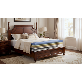 Sunvega 12 Inch Hybrid Cooling Latex Foam and Coil Mattress for Maximum Support and Comfort