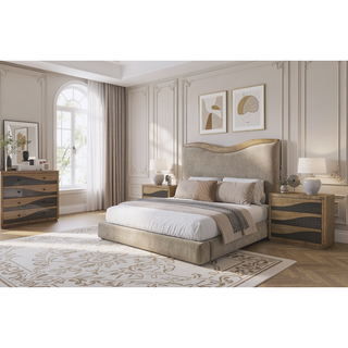 Sunvega Eucalyptus Veneer Bachelor Chest with Soft-Close Drawers and Cedar Lining