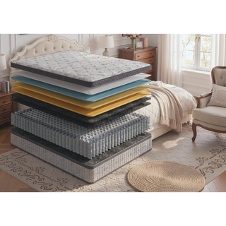Sunvega 10 Inch King Diamond Hybrid Cooling Gel Memory Foam Mattress Assembled in USA