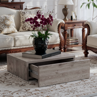 Sunvega Wall-Mounted Floating Nightstand with Drawer for Bedroom or Living Room