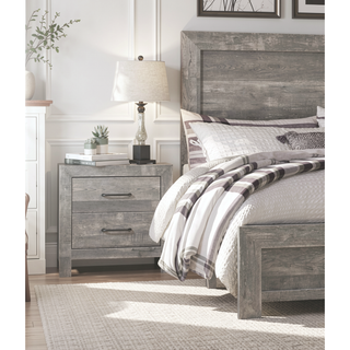 Sunvega Natural Finish Full Bed with Headboard Footboard and Rails