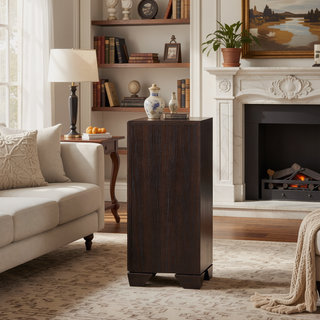 Sunvega Transitional Dark Cocoa Dresser with Six Spacious Drawers for Modern Bedrooms