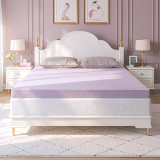 Sunvega 2 Inch Premium Firm High Density Cooling Gel Infused Ventilated Foam Mattress Topper