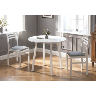 Sunvega 3-Piece Small Kitchen Dining Set with 35 Inch Drop Leaf Table