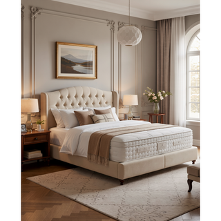 Sunvega 15" Euro Top Plush Cooling Mattress with Pocketed Coils and Gel Foam Support