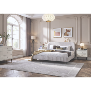 Sunvega 5 Drawer Chest with Felt Lined Top and Textured PU Finish