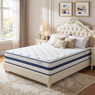 Sunvega 10 Inch King Hybrid Mattress in a Box with Cooling Memory Foam