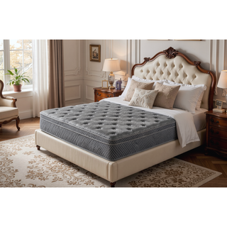 Sunvega Plush Quilted Eurotop Hybrid Full Mattress with Cooling Wicking Fabric Cover