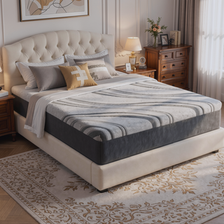 Sunvega 12" Medium Feel Gel Memory Foam Mattress Sleeps Cool with Responsive Support