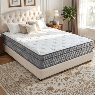 Sunvega Diamond Zen 11 Inch Medium Feel Memory Foam Hybrid Mattress with Euro-Top