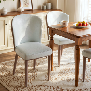 Sunvega Modern PU Leather Dining Chair with Ergonomic Comfort Design for Home and Office