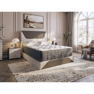 Sunvega 13.5" DreamFlex Plush Two Sided California King Mattress with Bamboo Cover