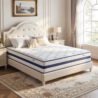Sunvega 10 Inch Queen Hybrid Mattress in a Box with Cooling Memory Foam
