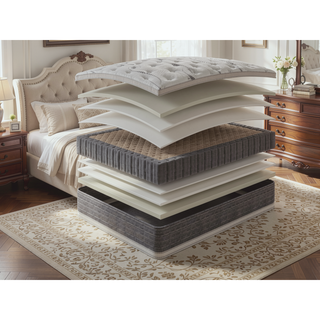 Sunvega 14.5" Thick Full Size DreamFlex Pillow Top Two Sided Mattress with CoolTouch Cover