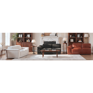 Sunvega Power Recliner Chair in Top Grain Italian Leather with USB Charger