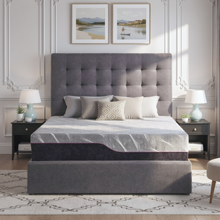 Sunvega 11 Inch Cooling Copper Infused Latex Foam Mattress with Bamboo Cover Queen
