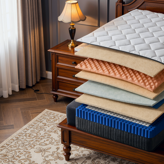 Sunvega King Size Cooling Gel Memory Foam Hybrid Mattress with Pocket Springs for Medium Firmness