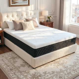 Sunvega Copper Cooling Firm Feel 12" Hybrid Waterfall Top Mattress Twin XL