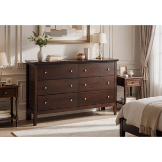 Sunvega Primo G1300-D Espresso Dresser with Durable Print Finish