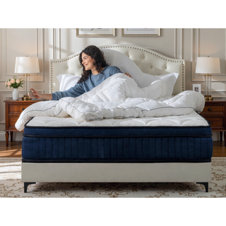Sunvega 10 Inch King Size Cooling Gel Memory Foam Hybrid Mattress with Pocket Springs