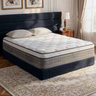 Sunvega 10 Inch Queen Size Breathable Cool Cover Memory Foam Hybrid Mattress