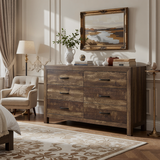 Sunvega Natural Finish Full Bed with Headboard Footboard and Rails