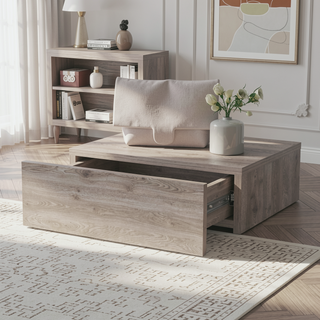 Sunvega Wall-Mounted Floating Nightstand with Spacious Drawer for Modern Bedroom