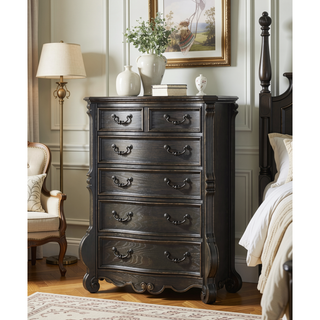 Sunvega Rhapsody Lift Top Chest in Dark Brown Multi Step Molasses Finish