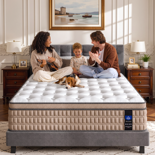 Sunvega King Hybrid Mattress with Gel Memory Foam Pocket Springs for Hotel Comfort