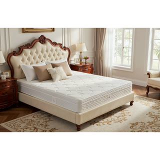 Sunvega 9 Inch Bonnell Coil Inner Spring Mattress with 2.5 Inch Euro Top