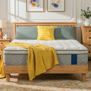 Sunvega 12 Inch Cooling Gel Memory Foam Hybrid Mattress with Pocket Springs for Medium Firmness