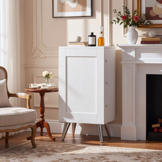 Sunvega Midcentury Modern Nightstand with Ample Drawer Storage for Bedroom