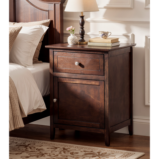 Sunvega Bright Yellow Fully Assembled Nightstand with Drawer for Small Spaces