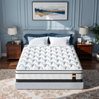 Sunvega 14 Inch Hybrid Cooling Gel Memory Foam and Pocket Spring Mattress
