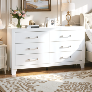 Sunvega White Queen Upholstered Bed with Modern LED Accent Lighting