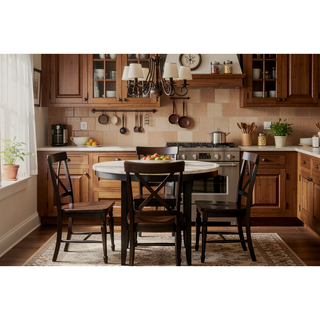 Sunvega Light Gray Transitional Bar Table with Marble Top and Storage Shelf