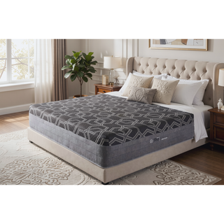 Sunvega 14" Smooth Top Hybrid Ultra Plush King Mattress with Ice Cover