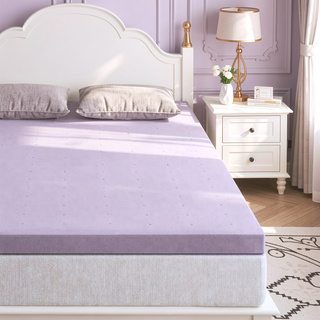 Sunvega 2 Inch Premium Firm High Density Cooling Gel Infused Ventilated Foam Mattress Topper