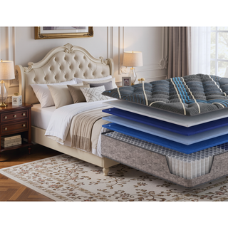 Sunvega 14 Inch Medium Comfort Hybrid Mattress with Cooling Technology and 800 Pocketed Coils