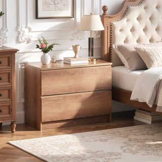 Sunvega Modular Oak Wood Closet System with Ample Storage and Warm Finish