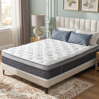 Sunvega 10 Inch Full Size Breathable Cooling Gel Memory Foam Hybrid Mattress