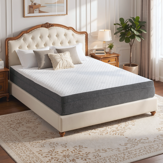 Sunvega Gel-Infused Memory Foam Mattress with Edge Support and Cooling Cover Twin