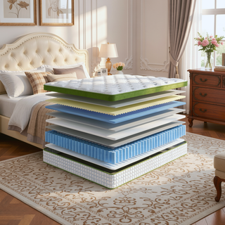 Sunvega 12 Inch Full Size Hybrid Mattress with Gel Memory Foam and Pocket Springs